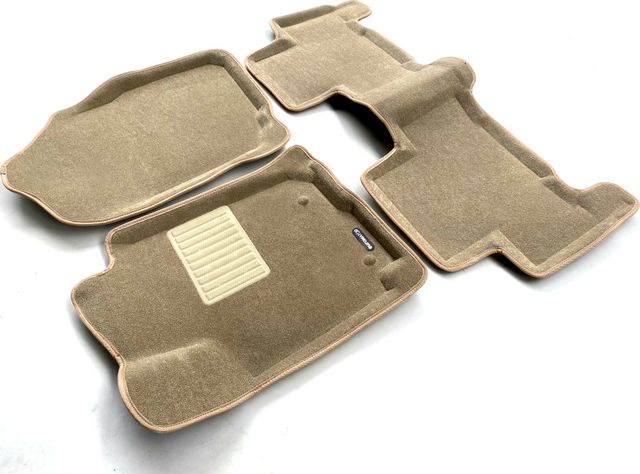 Коврики текстильные Euromat 3D Business для салона Toyota RAV4 III длинная база 2006-2013 БЕЖЕВЫЕ. Артикул EMC3D-005126T
