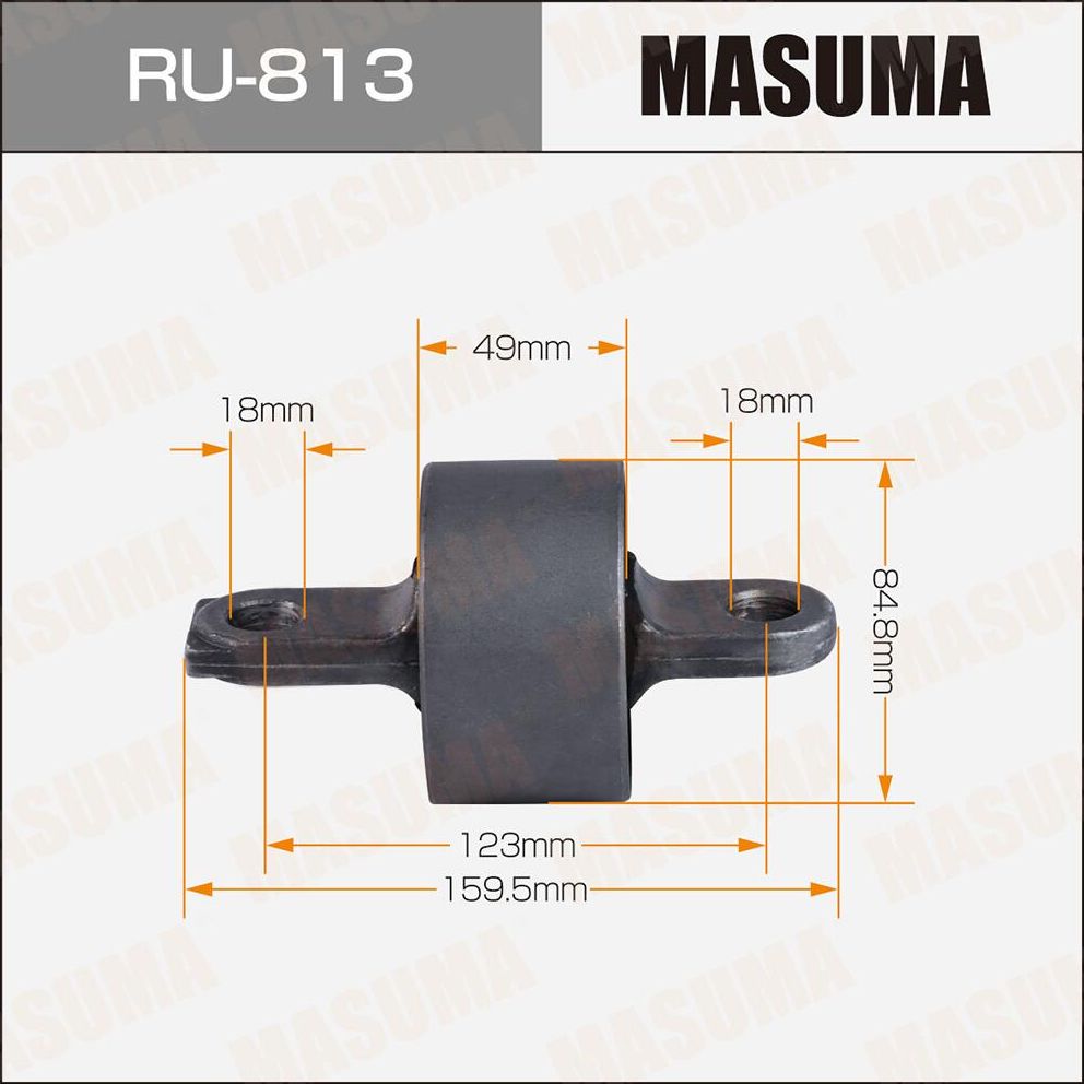 Сайлентблок (Masuma). Артикул RU813