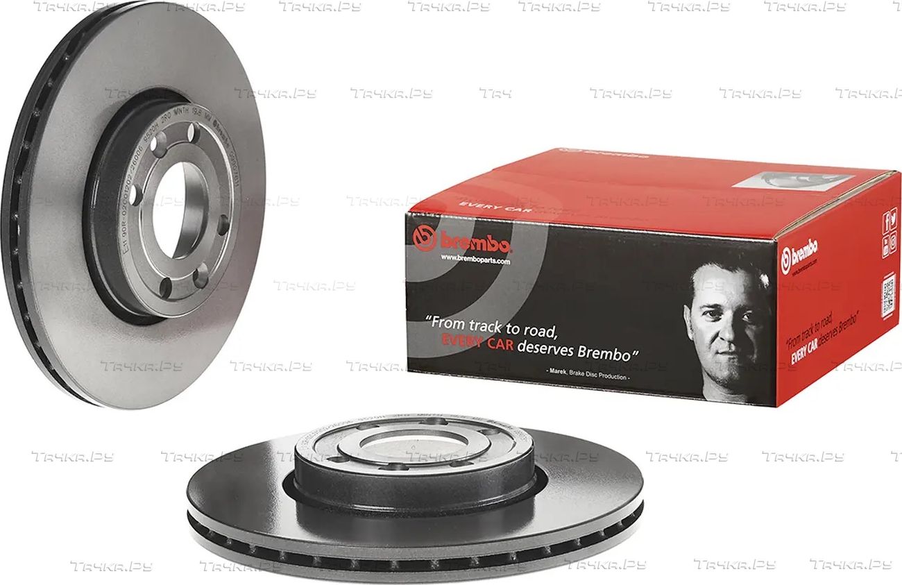 Тормозной диск Brembo UV Coated задний для Lada Largus I 2012-2026. Артикул 09.9078.11