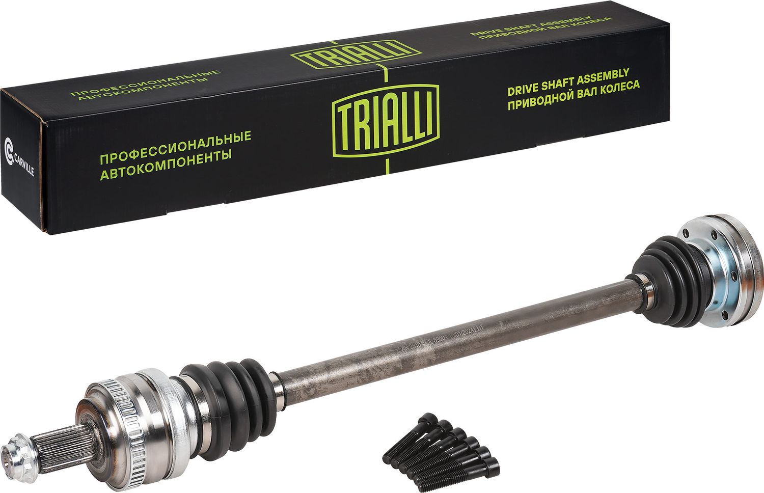 Полуось (привод в сборе, приводной вал) Trialli задняя правая для BMW 1 I (E81/E82/E87/E88) 2004-2012. Артикул AR 2610