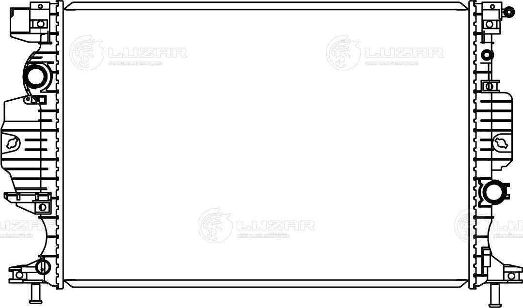 Радиатор охл. для а/м Ford Mondeo (14-) 2.0T/2.0TD (LRc 1043) LUZAR. Артикул LRC1043