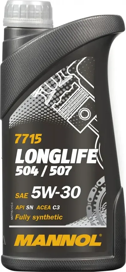 Масло моторное Longlife 504/507 (Ех. O.E.M. for VW  AUDI  SKODA)  5w30  1l (Mannol) Mannol. Артикул 7000