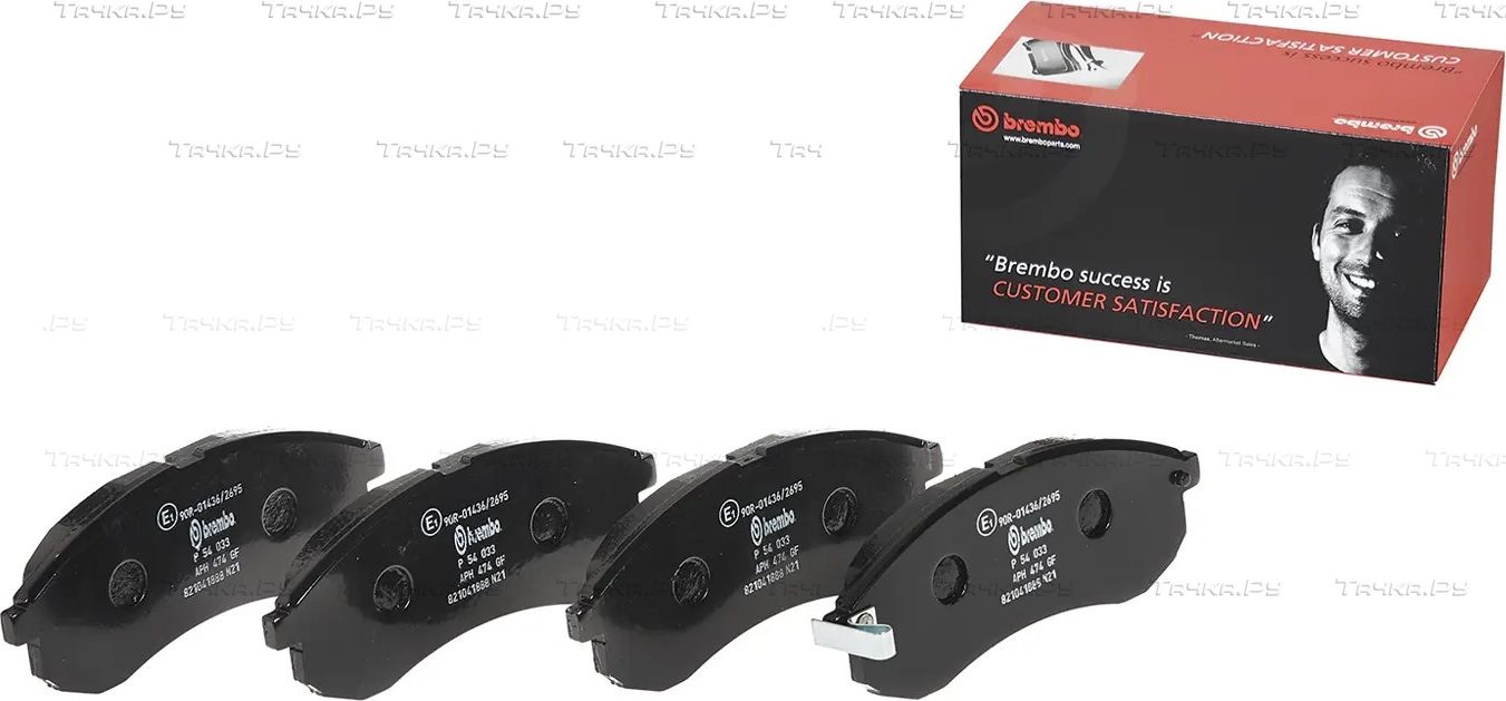 Тормозные колодки Brembo PRIME LINE. Артикул P 54 033