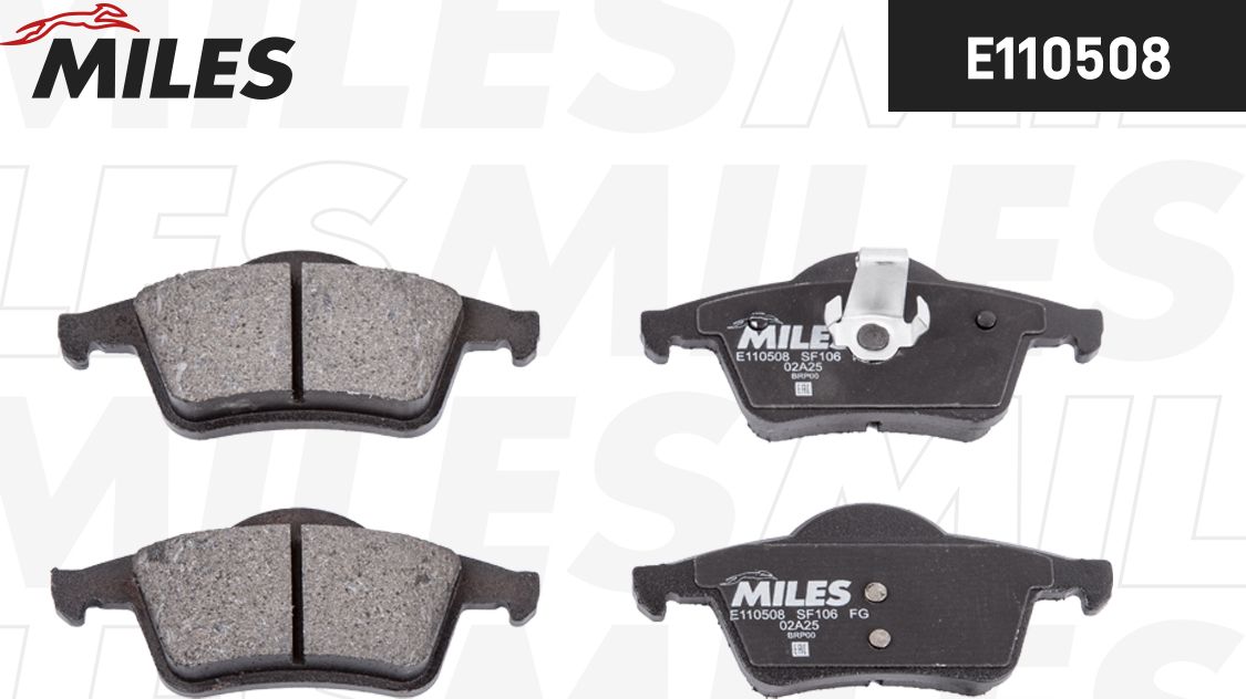 Тормозные колодки Miles (Semi-Metallic). Артикул E110508