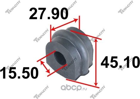 ВТУЛКА ПЕРЕДНЕГО СТАБИЛИЗАТОРА (Tenacity). Артикул ASBNI1020