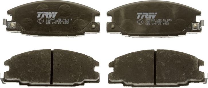 Тормозные колодки TRW COTEC. Артикул GDB870