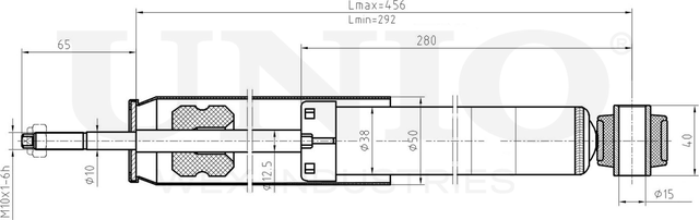 Амортизатор подвески (Unio). Артикул SAB-10533