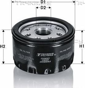 Масляный фильтр  Tecneco Filters. Артикул OM100