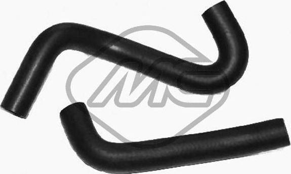 Патрубок радиатора (системы охлаждения) Metalcaucho. Артикул 09016