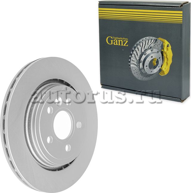 Диск тормозной задний с покрытием (Ganz). Артикул GIJ06264