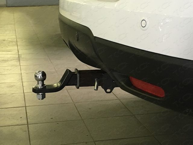 Фаркоп ТСС оцинкованный под американский квадрат для Nissan X-Trail T32 2015-2018, 2018-2022. Артикул TCU00017