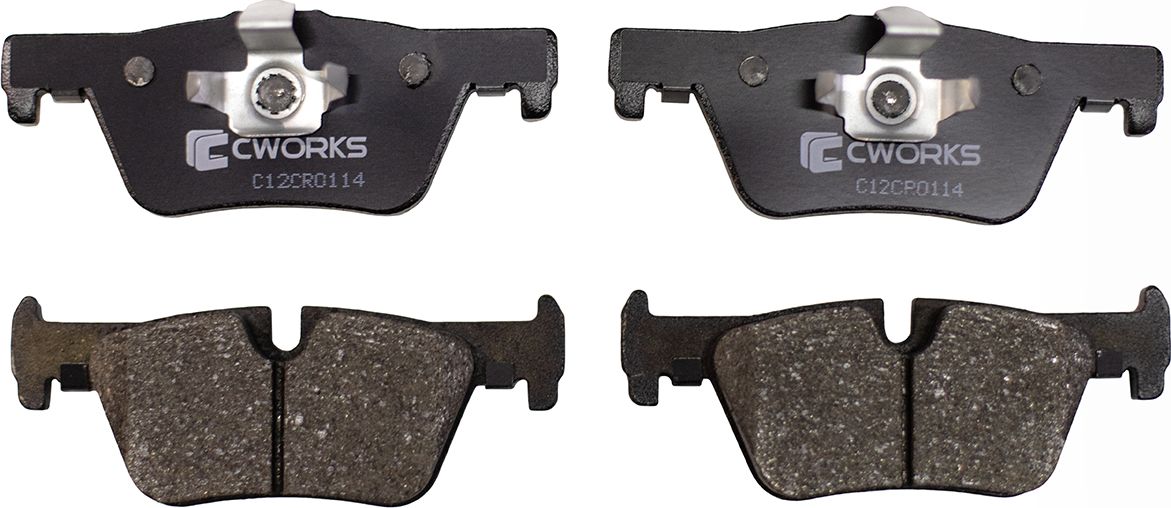 Колодки тормозные задние (Low Metallic) (Cworks). Артикул C12CR0114