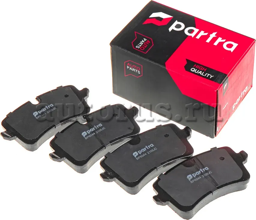 Колодки тормозные дисковые (Partra). Артикул BP6044