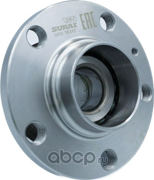 Ступица задняя с подшипником VAG Polo Sedan 2010-2020-Rapid 2012- (Surai). Артикул SRS76317