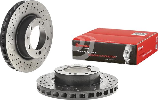 Тормозной диск Brembo UV Coated передний левый для Porsche 911 IV (993) 1993-1997. Артикул 09.8420.11
