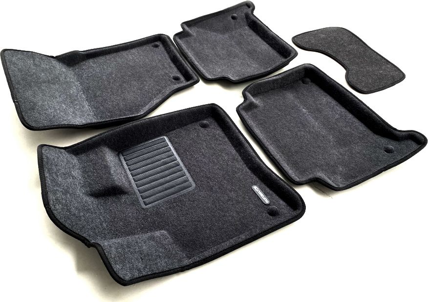 Коврики текстильные Euromat 3D Business для салона Audi Q7 I 2005-2014 СЕРЫЕ. Артикул EMC3D-001105G