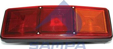 Фонарь задний Sampa правый для Scania 3 1987-1999. Артикул 201.038