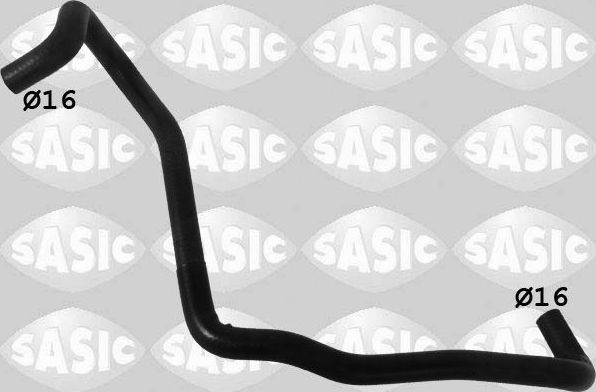 Патрубок радиатора (системы охлаждения) Sasic нижний для Peugeot 307 I 2000-2008. Артикул 3400093