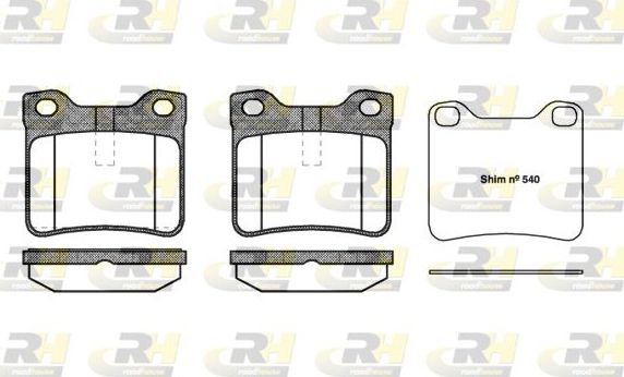 Тормозные колодки RoadHouse. Артикул 2321.10