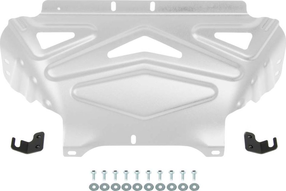 Защита алюминиевая Rival для картера, КПП и РК ВАЗ 2131 (4x4) 1993-2021. Артикул 333.6040.2