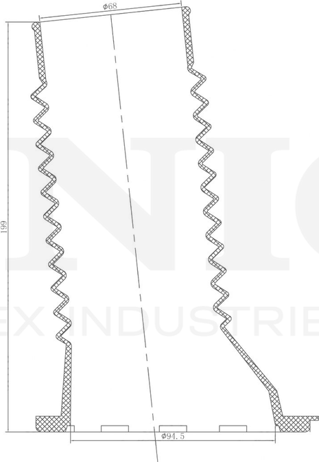 Пыльник амортизатора (Unio). Артикул DUC-10021