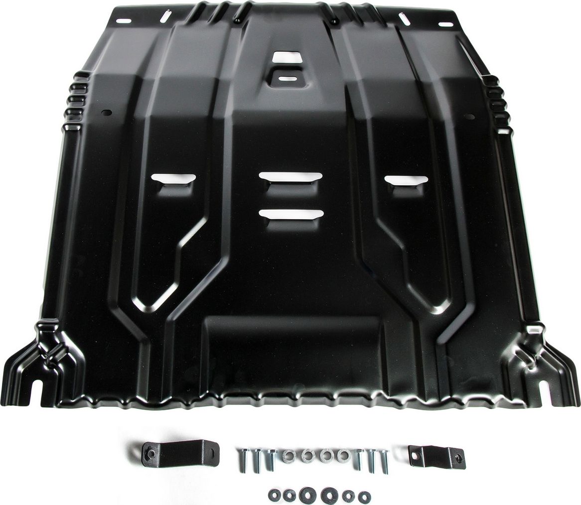 Защита АвтоБРОНЯ для картера и КПП Kia Sorento III Prime 2014-2017 2017-2020. Артикул 111.02375.1