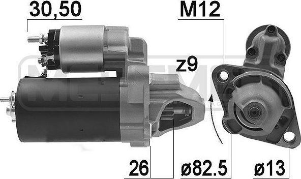 Стартер Era OEM для Audi A6 III (C6) 2004-2006. Артикул 220476