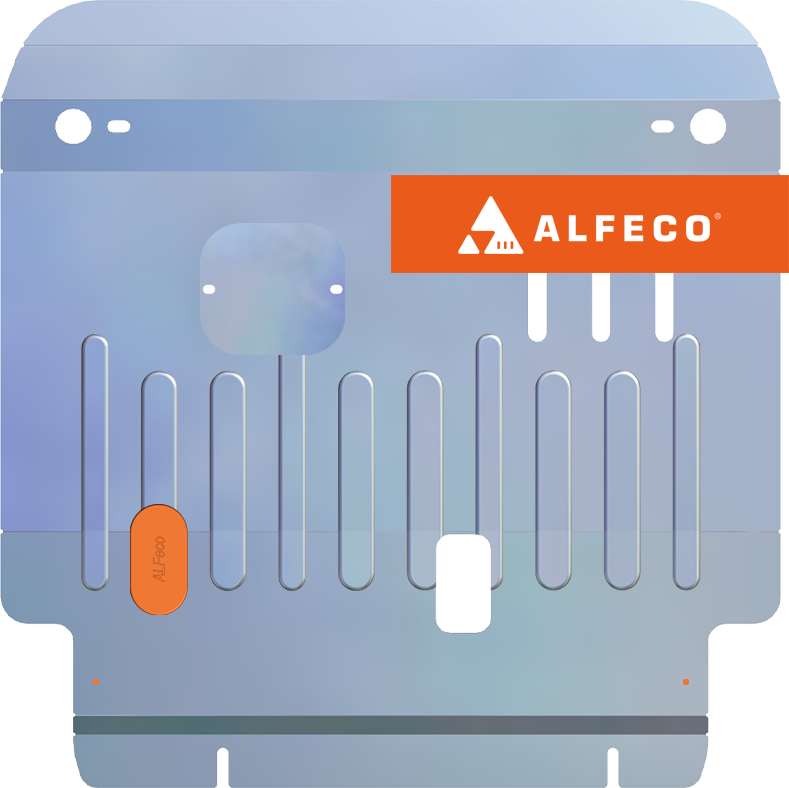 Защита алюминиевая Alfeco для картера и КПП Haima M3 2014-2017. Артикул ALF.45.03 AL4