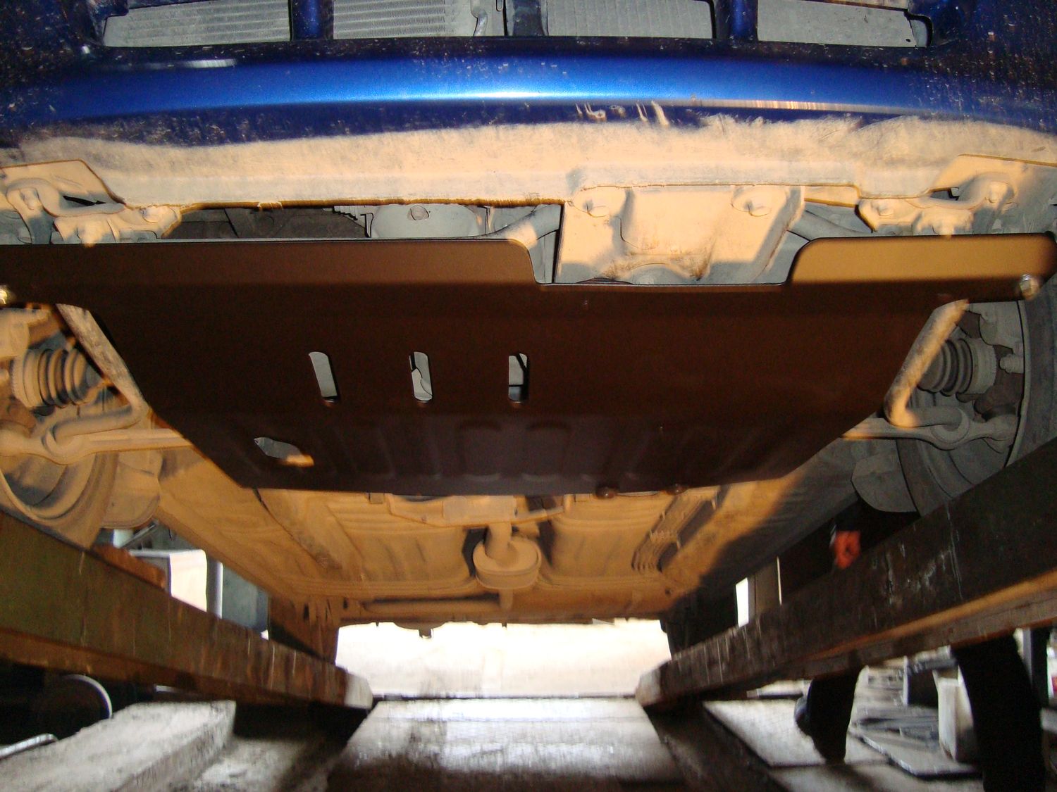 Защита Alfeco для картера и КПП Mazda 121 1996-2000. Артикул ALF.13.08