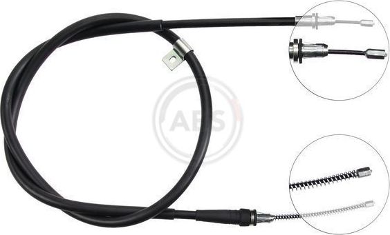 Трос ручника (тросик ручного тормоза) ABS. Артикул K15317