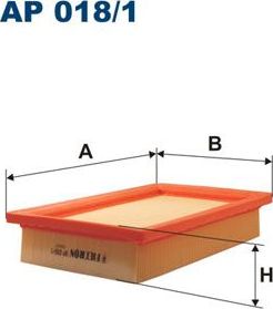 Воздушный фильтр Filtron. Артикул AP 018/1