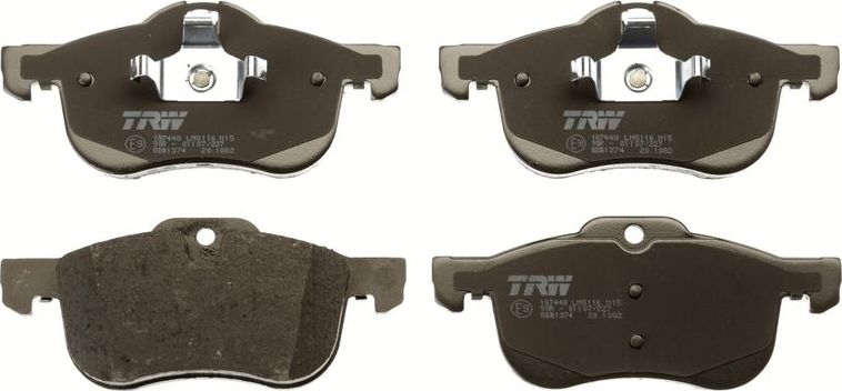 Тормозные колодки TRW COTEC. Артикул GDB1374