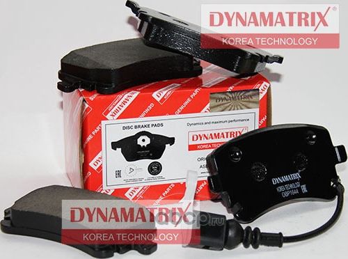 Колодки тормозные дисковые (Dynamatrix-Korea) Dynamatrix-Korea. Артикул DBP1644
