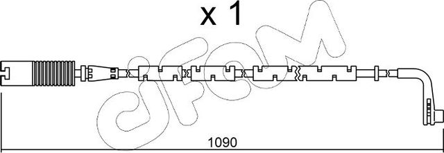 Датчик износа тормозных колодок  Metelli. Артикул SU.206