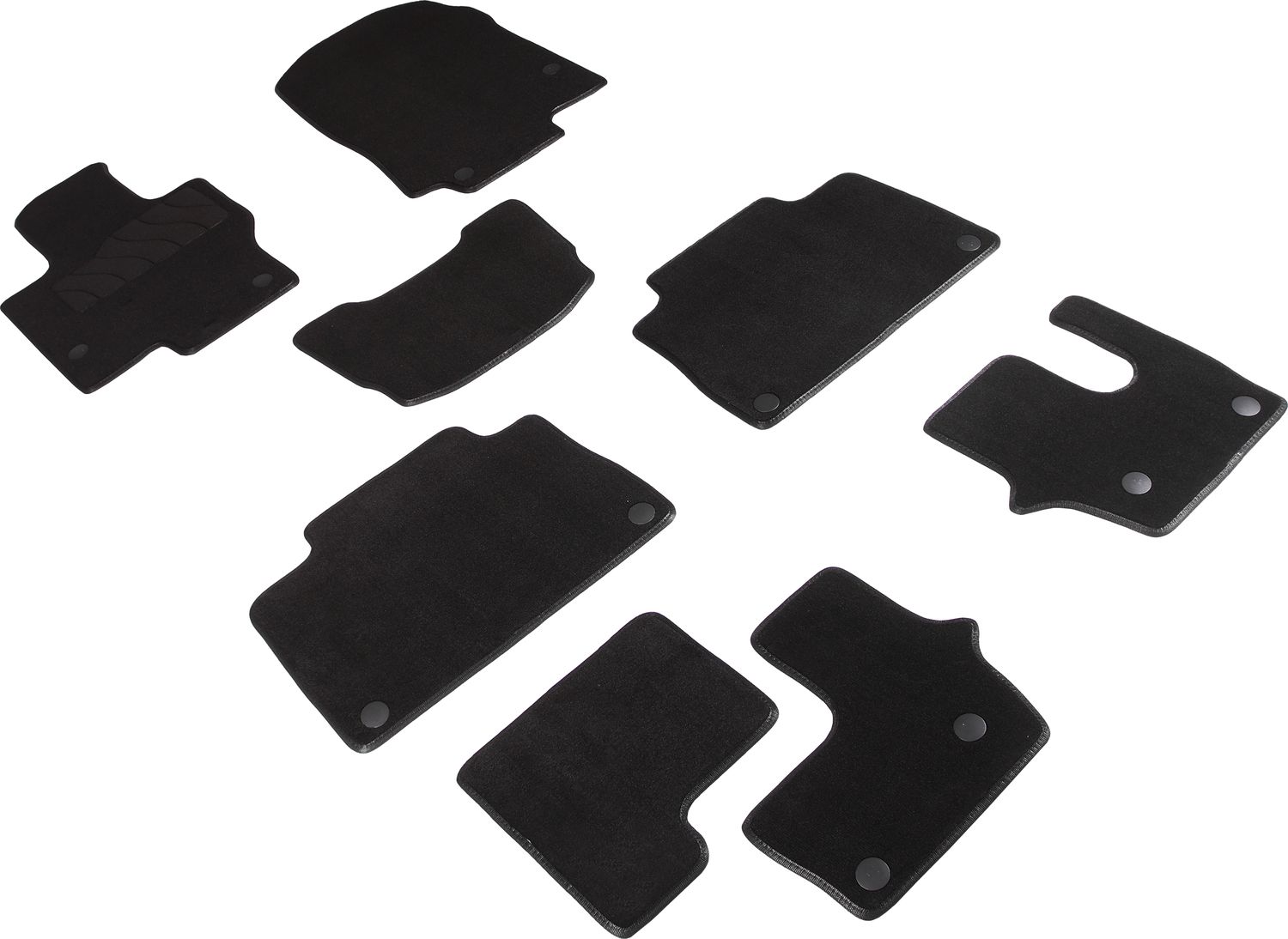 Коврики Seintex ворсовые Lux для салона Mercedes-Benz GLS-Класс X167 2019-2026. Артикул 94658