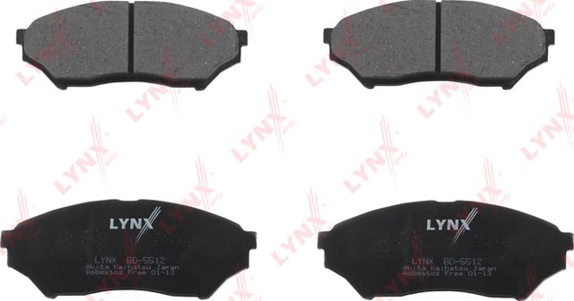 Тормозные колодки LYNXauto. Артикул BD-5512
