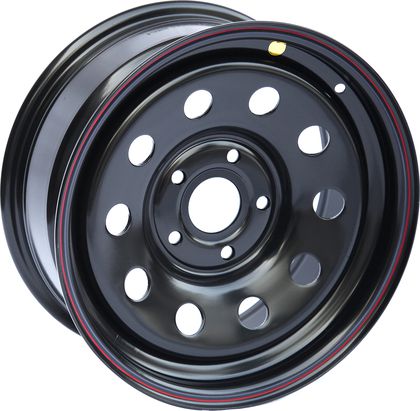 Колёсный диск OFF-ROAD Wheels усиленный стальной черный 5x120 7xR16 d65.1 ET+20 для Volkswagen Amarok 2010-2024. Артикул 1670-52065BL+20
