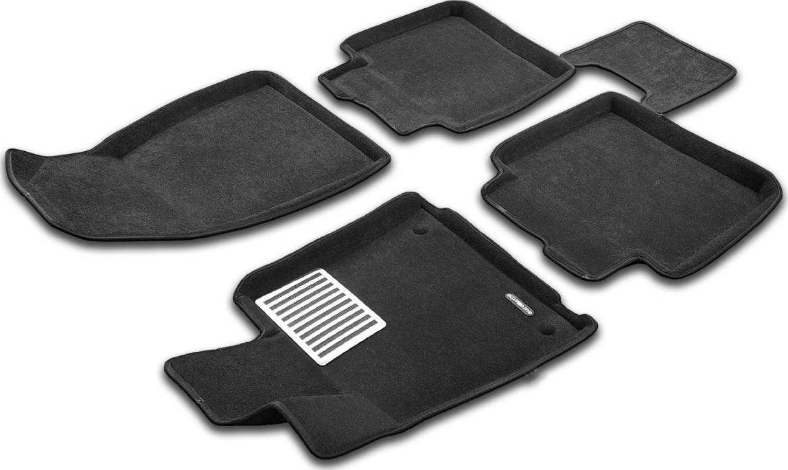 Коврики текстильные Euromat 3D Lux для салона Hongqi H5 II 2022-2026. Артикул EM3D-001482