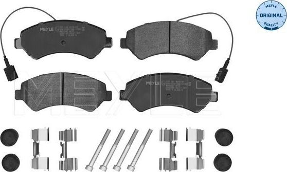 Тормозные колодки Meyle Original. Артикул 025 244 6619/W1