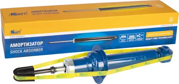 Амортизатор NISSAN ALMERA 06- газ. задн.лев/прав (Kraft). Артикул KT073549