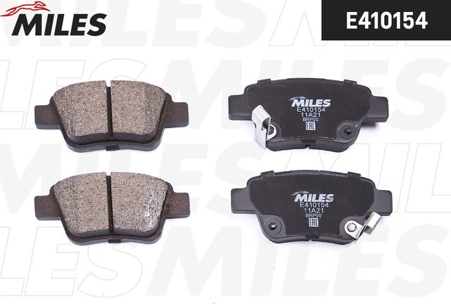 Тормозные колодки Miles (Low-Metallic). Артикул E410154