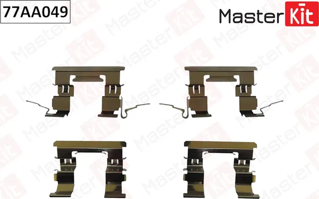 Комплект установочный тормозных колодок NISSAN JUKE 2010 (Master KIT). Артикул 77AA049