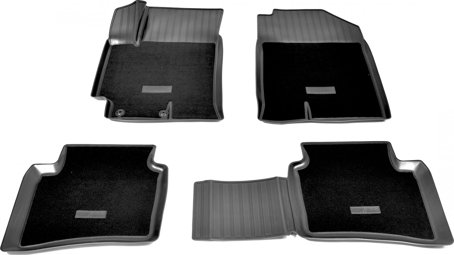 Коврики 3D Норпласт комбинированные для салона Geely Coolray (SX11) (в т.ч. рестайлинг) 2019-2026. Артикул NPA11-C24-570-1-CM