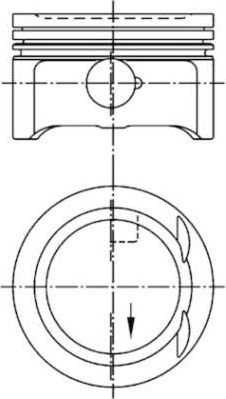 Поршень Kolbenschmidt. Артикул 94953600