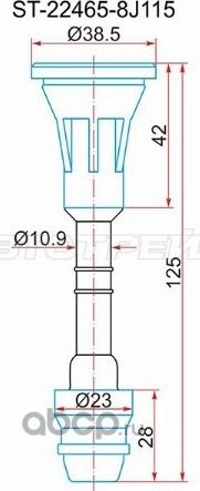 Наконечник катушки NISSAN VQ233522448-8J115 (SAT). Артикул ST224658J115
