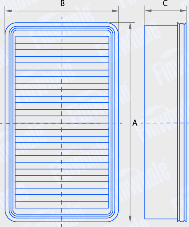 Воздушный фильтр Finwhale. Артикул AF934