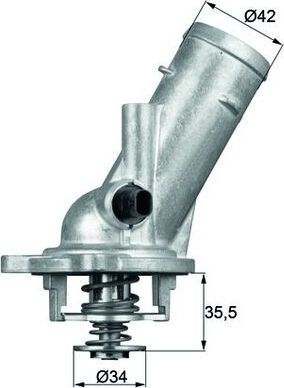 Термостат Mahle Behr. Артикул TM 10 87