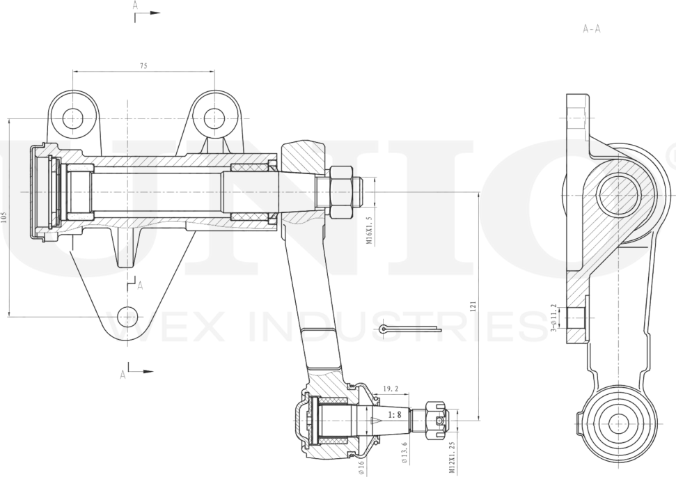 Рычаг маятниковый (Unio). Артикул SSP-40018