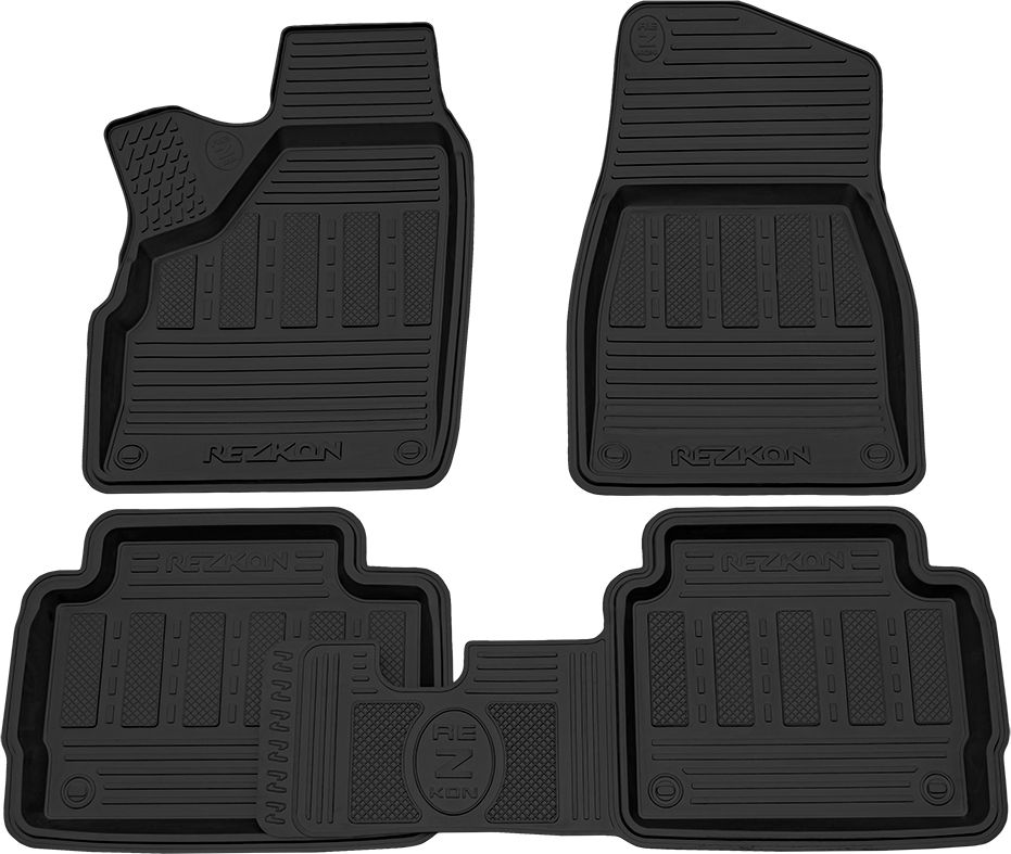 Коврики Rezkon резиновые (стандарт) для салона Lada 4х4 Urban 2016-2026. Артикул 1039035400