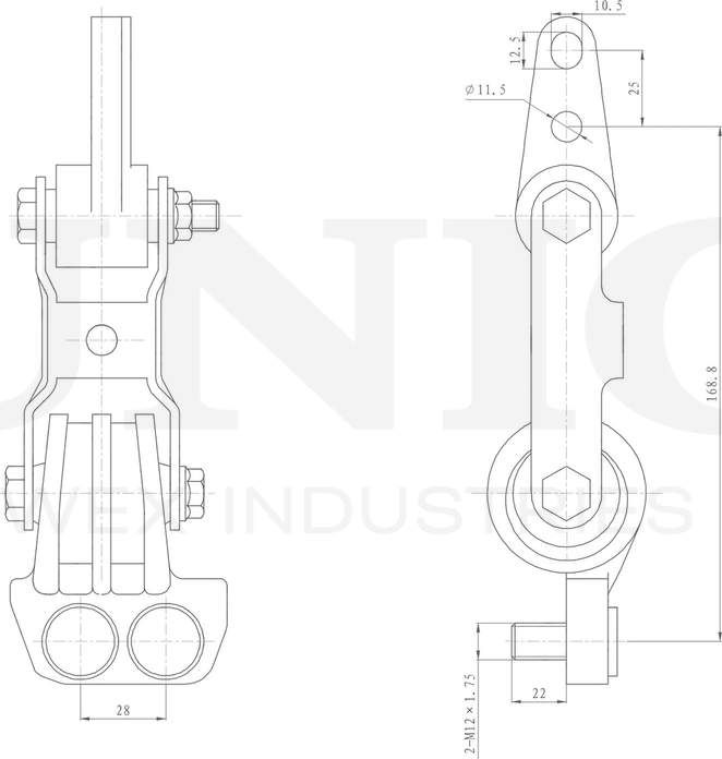 Опора двигателя (Unio). Артикул RMP-15130